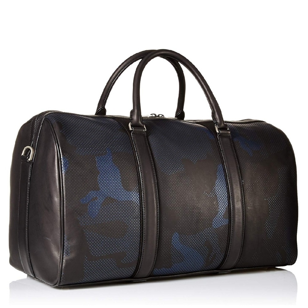 Jack Spade leather Camo Dots Duffel bag New